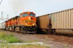 BNSF 5285 leads this NB fright Thur dupo ill.